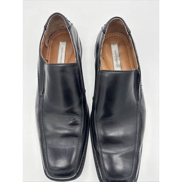 Joseph Abboud Black All Leather  Slip On Loafers Shoes Men\'s Size 10 M ~ EUC main image 11
